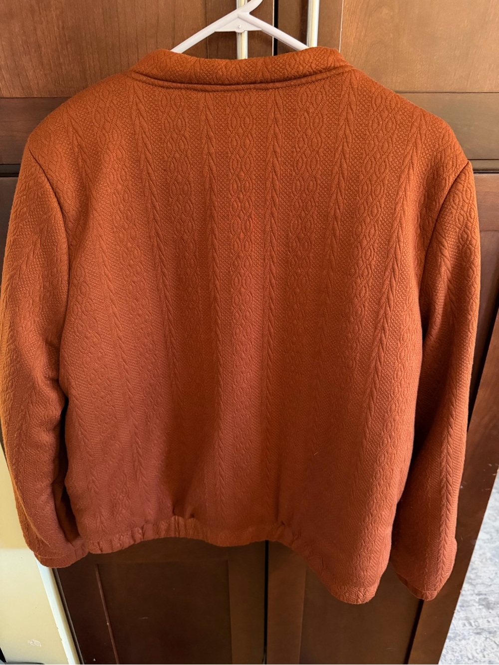 Polagram Women's Bomber Jacket in Rust